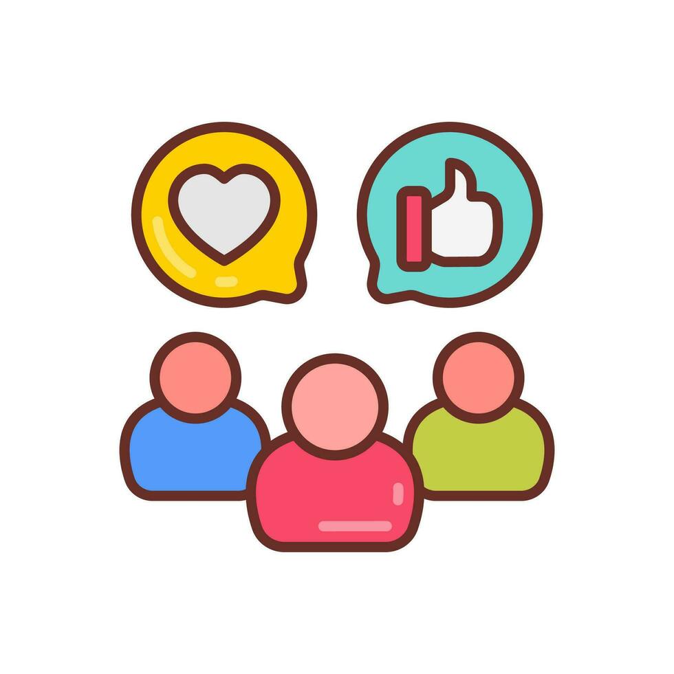 Esports fan engagement icon in vector. Illustration vector