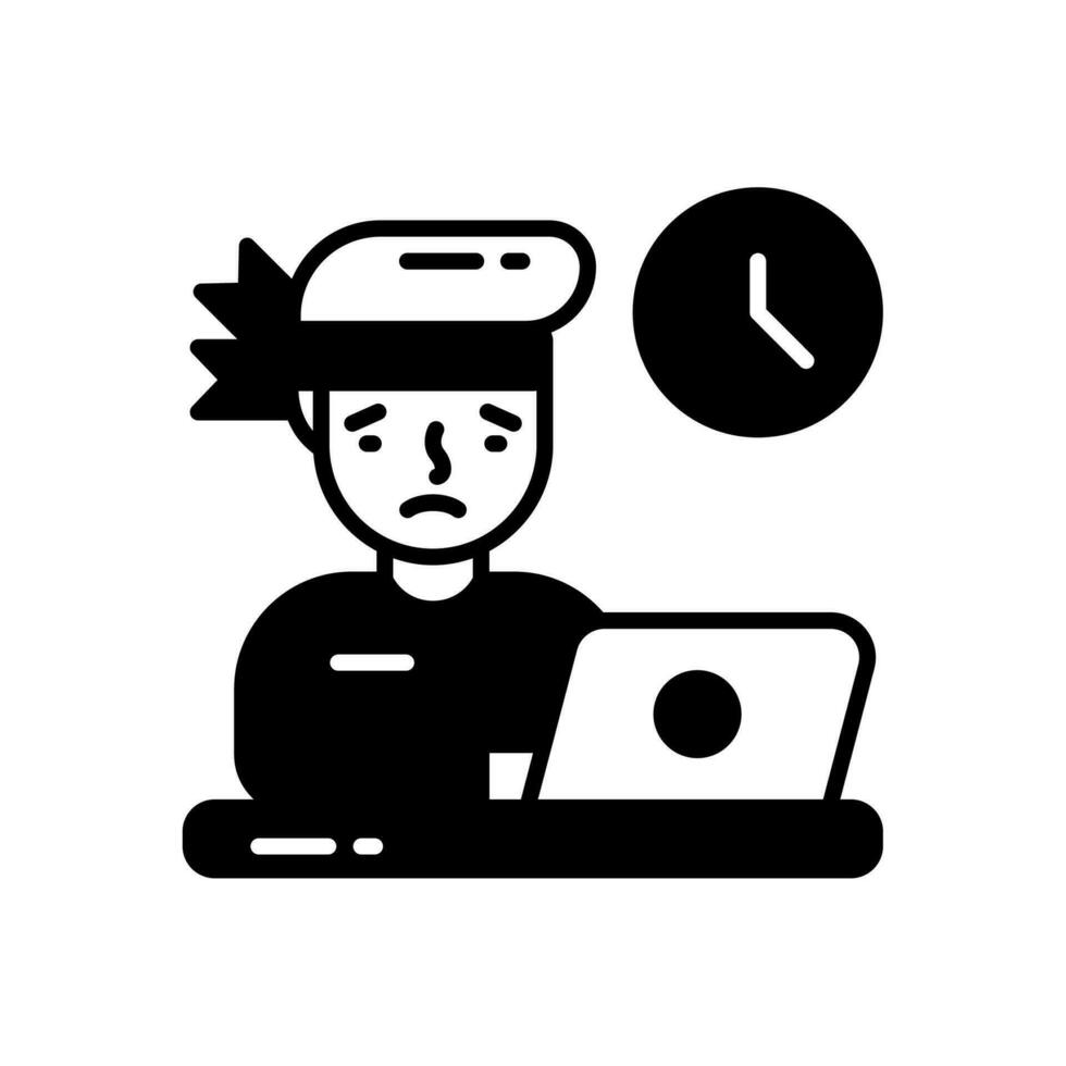 Job Creep icon in vector. Illustration vector