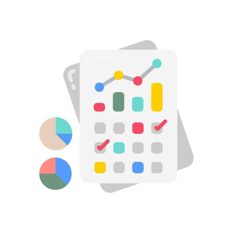 Daily Report icon in vector. Illustration vector