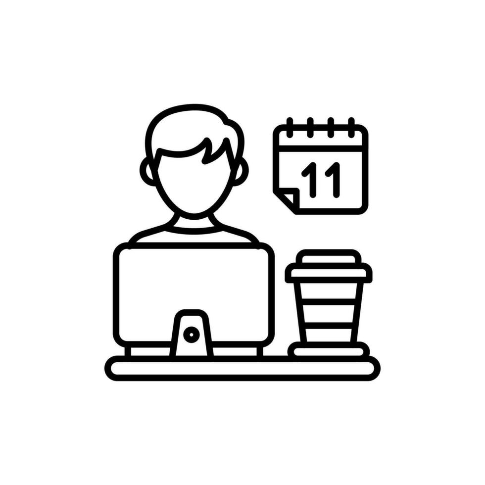 Self Employment icon in vector. Illustration vector