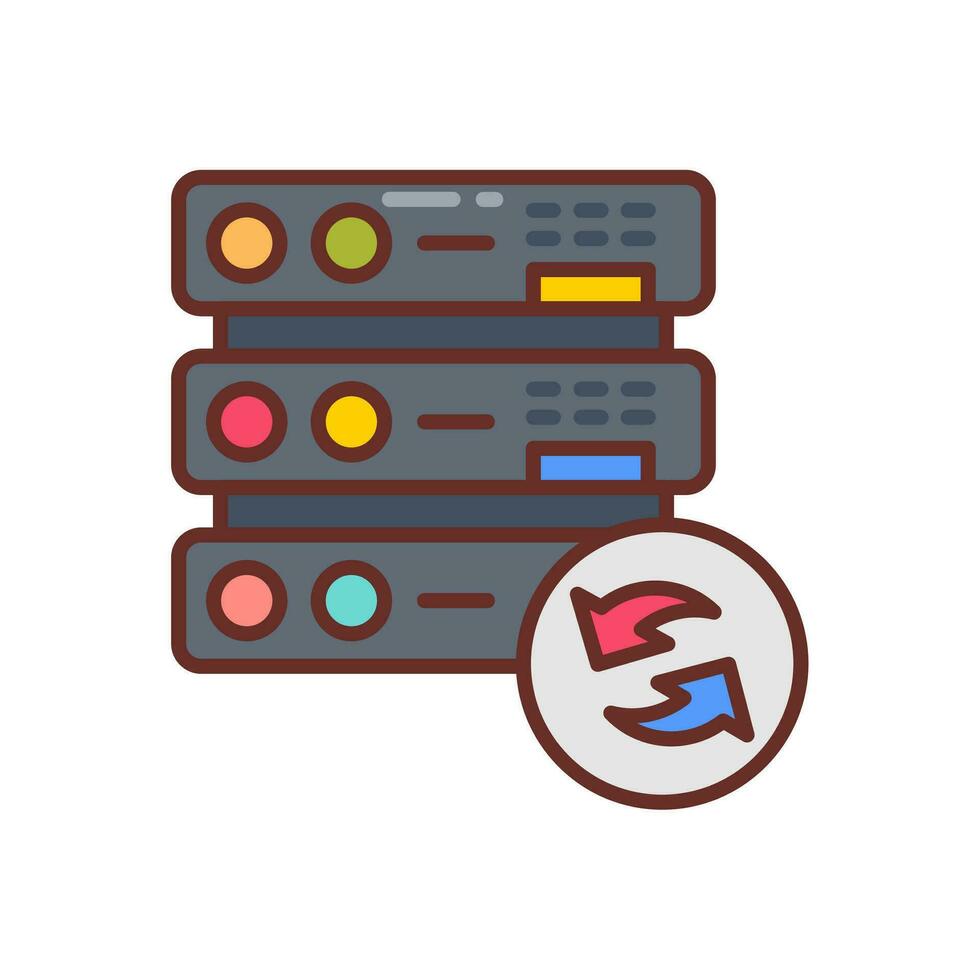 Data Backup icon in vector. Illustration vector