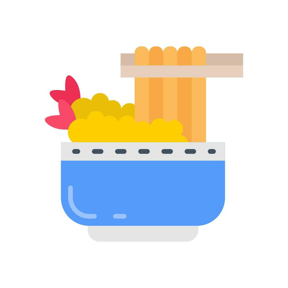Udon icon in vector. Illustration vector