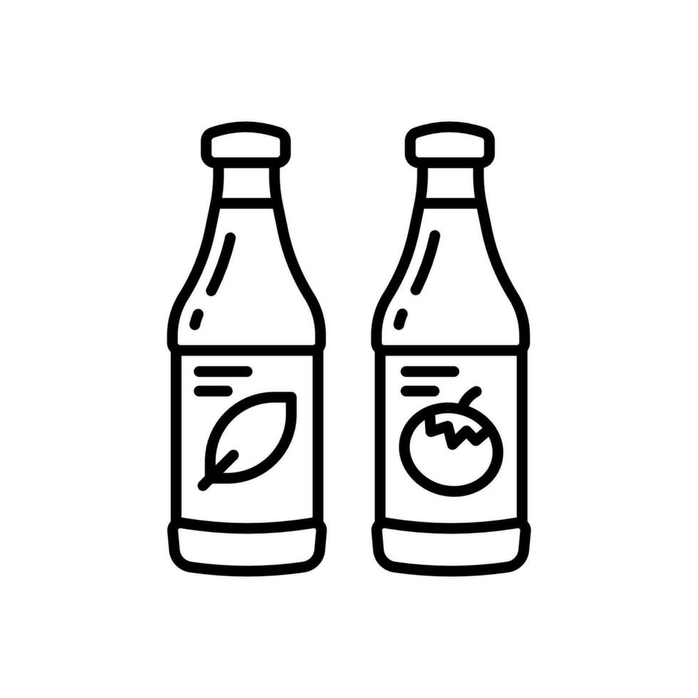 Sauces icon in vector. Illustration vector