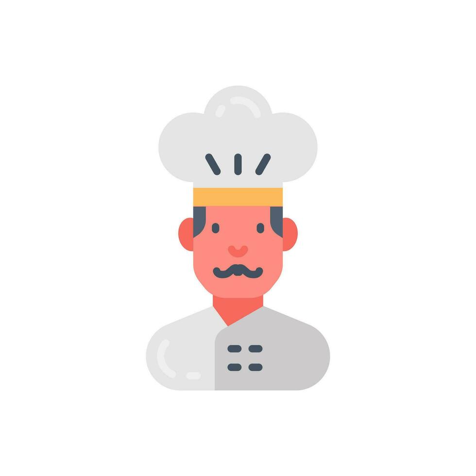 Chef icon in vector. Illustration vector
