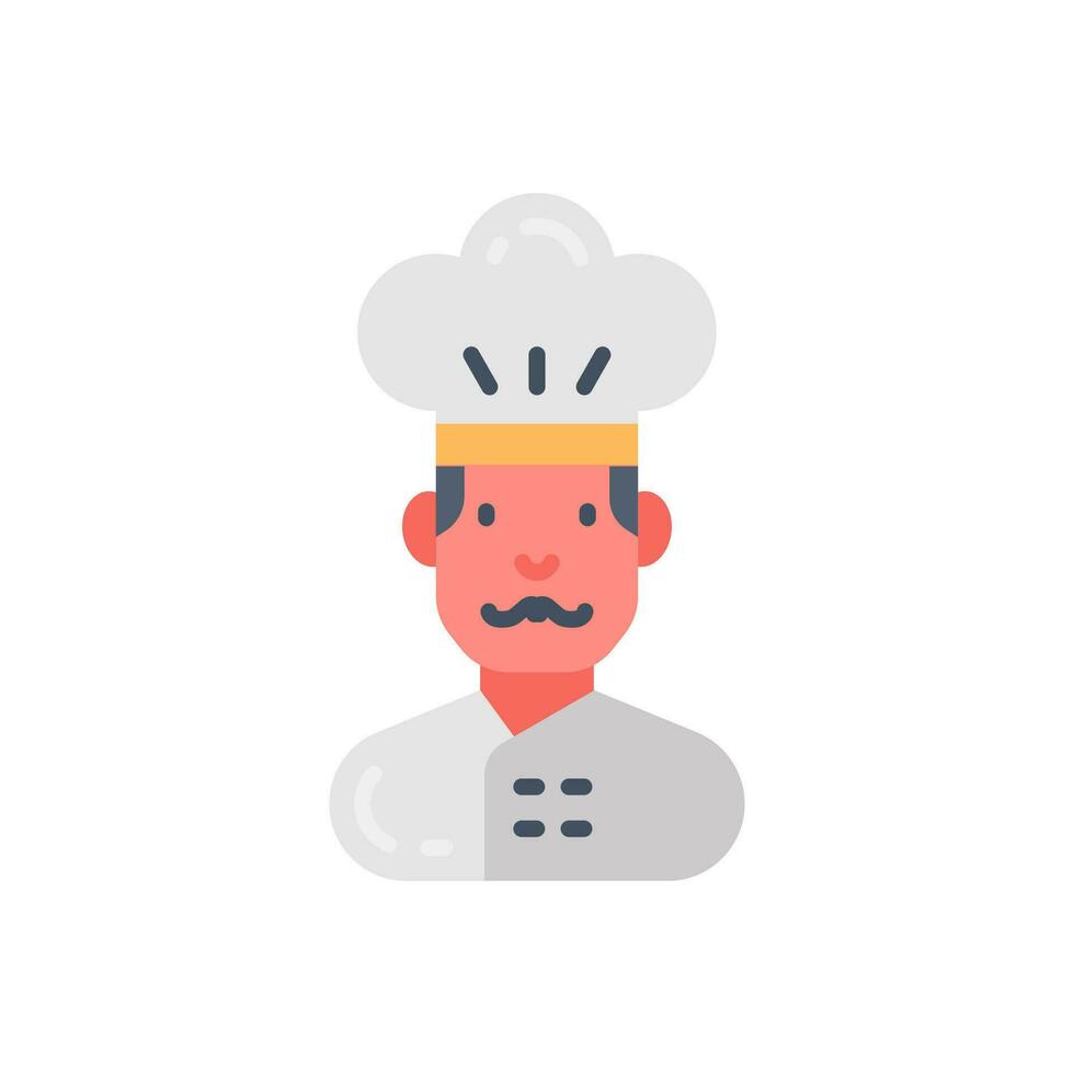 cocinero icono en vector. ilustración vector