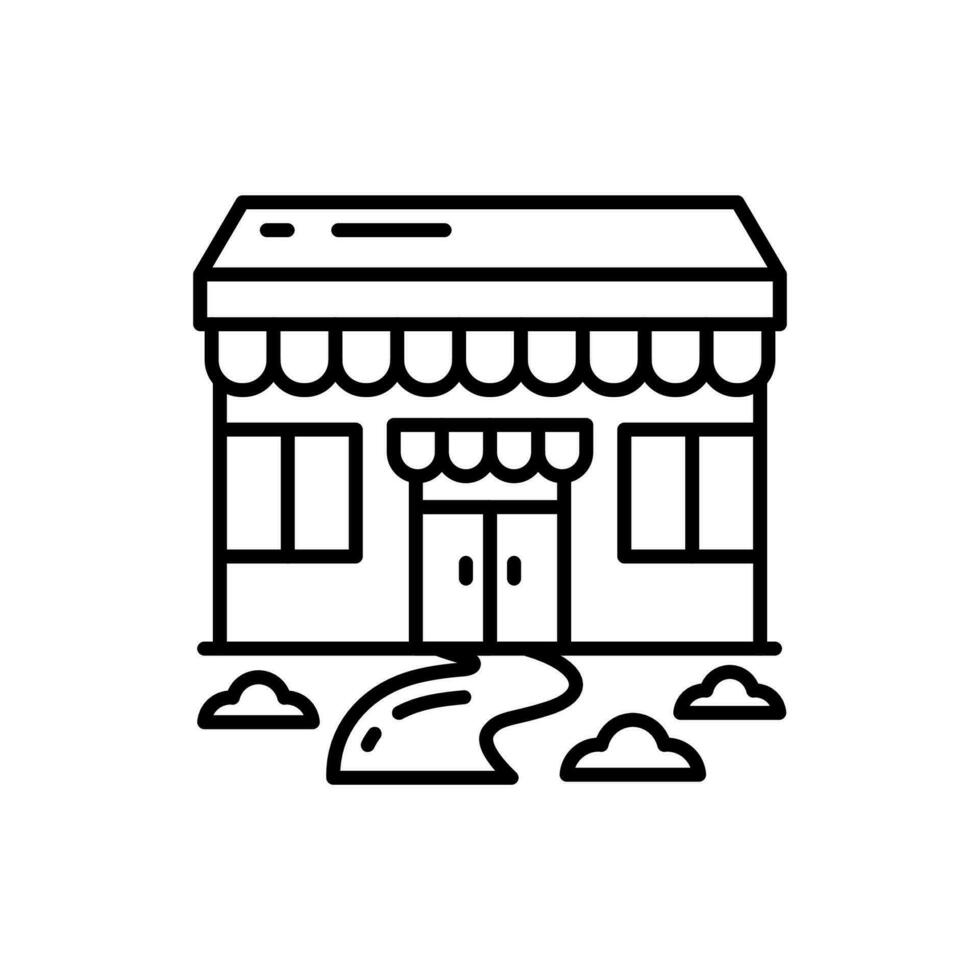 Grocery Store icon in vector. Illustration vector