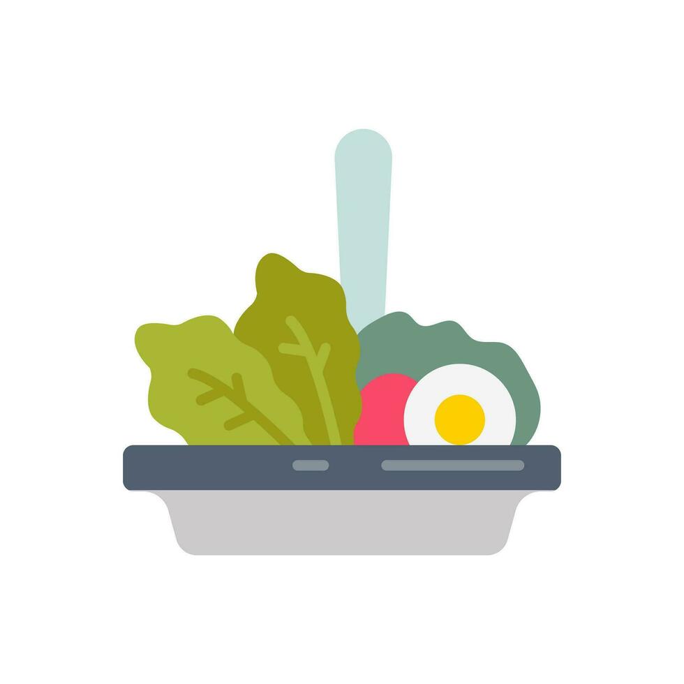 ensalada icono en vector. ilustración vector