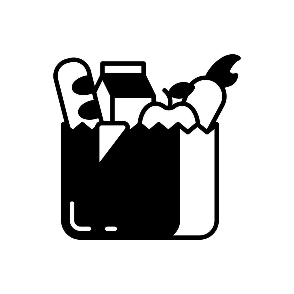 Grocery icon in vector. Illustration vector