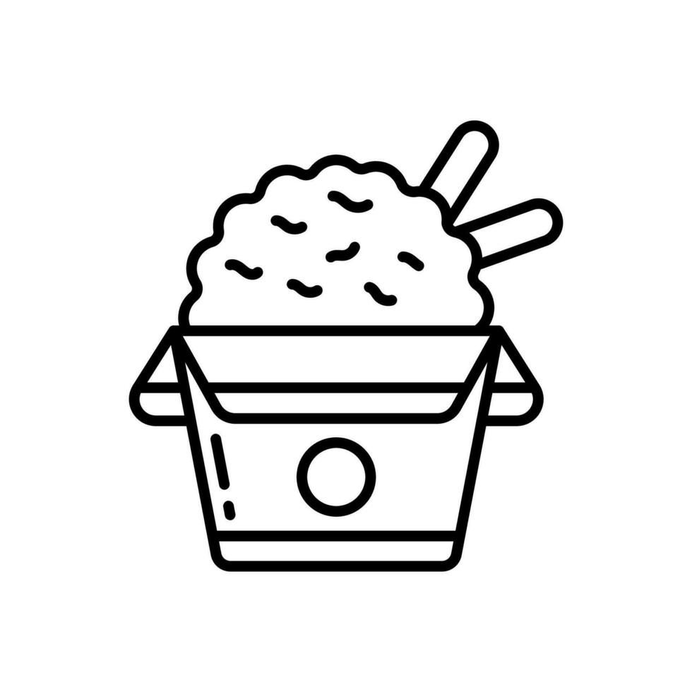 Rice icon in vector. Illustration vector