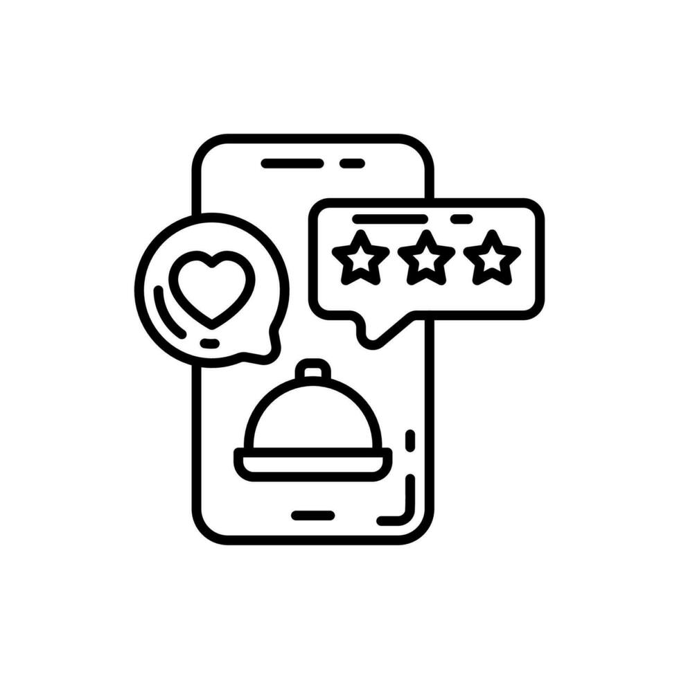 Rating icon in vector. Illustration vector