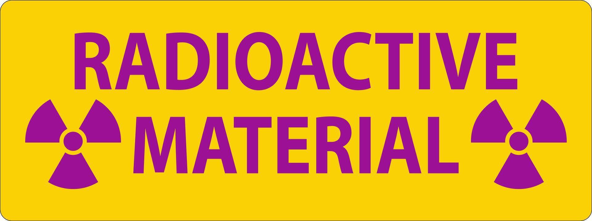 Caution Sign Radioactive Materials 25731260 Vector Art at Vecteezy