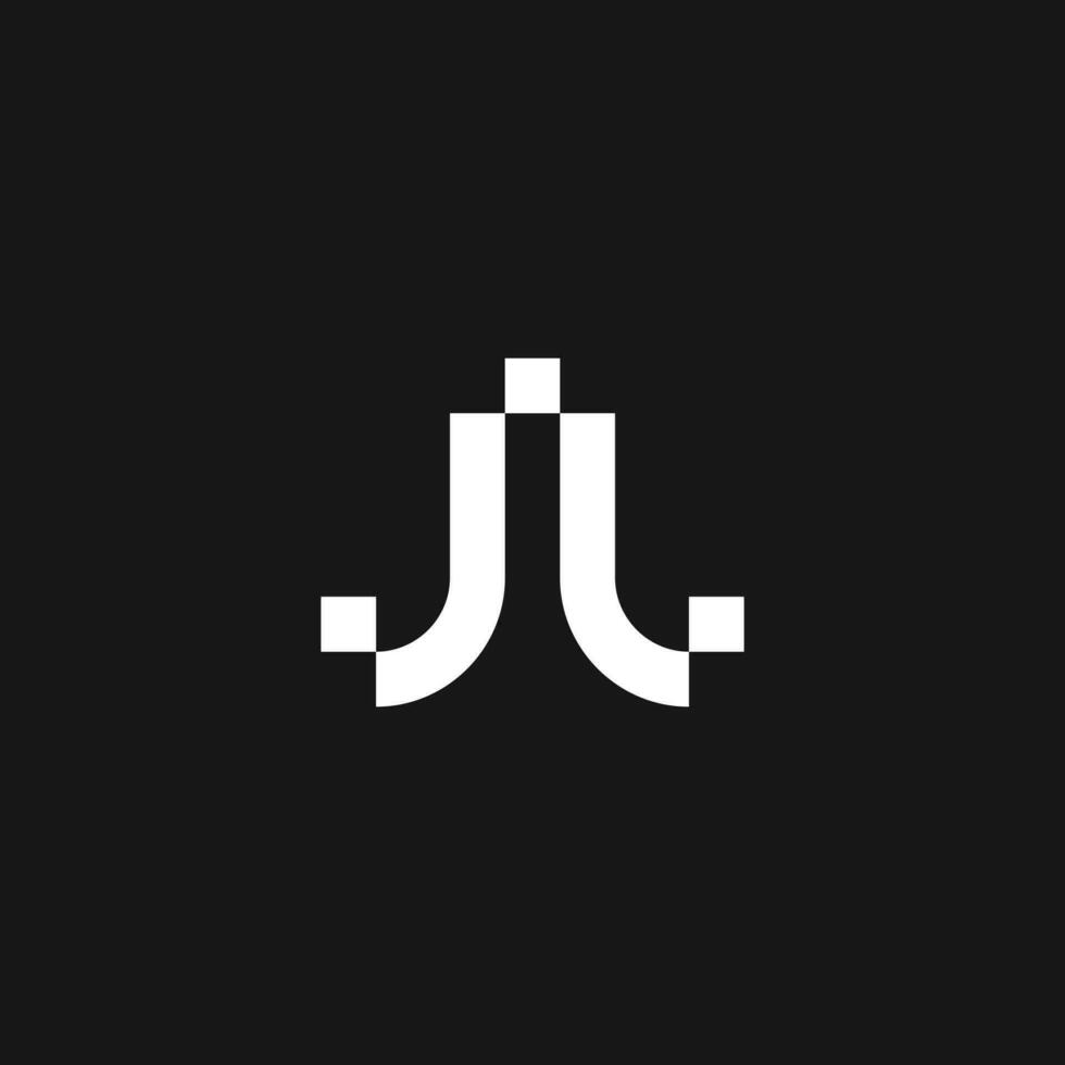 jj inicial monograma vector icono ilustración