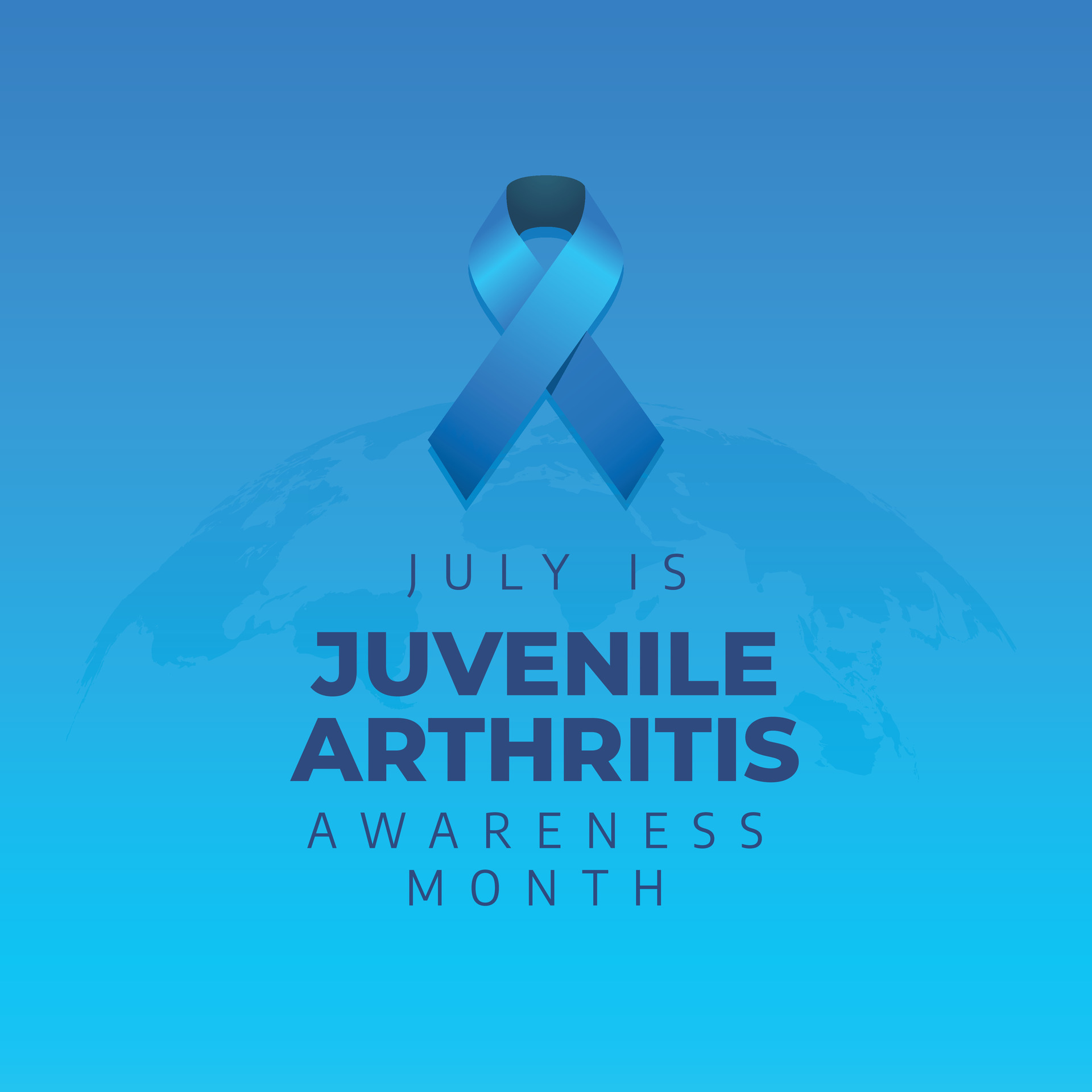 vector graphic of Juvenile Arthritis Awareness Month good for Juvenile