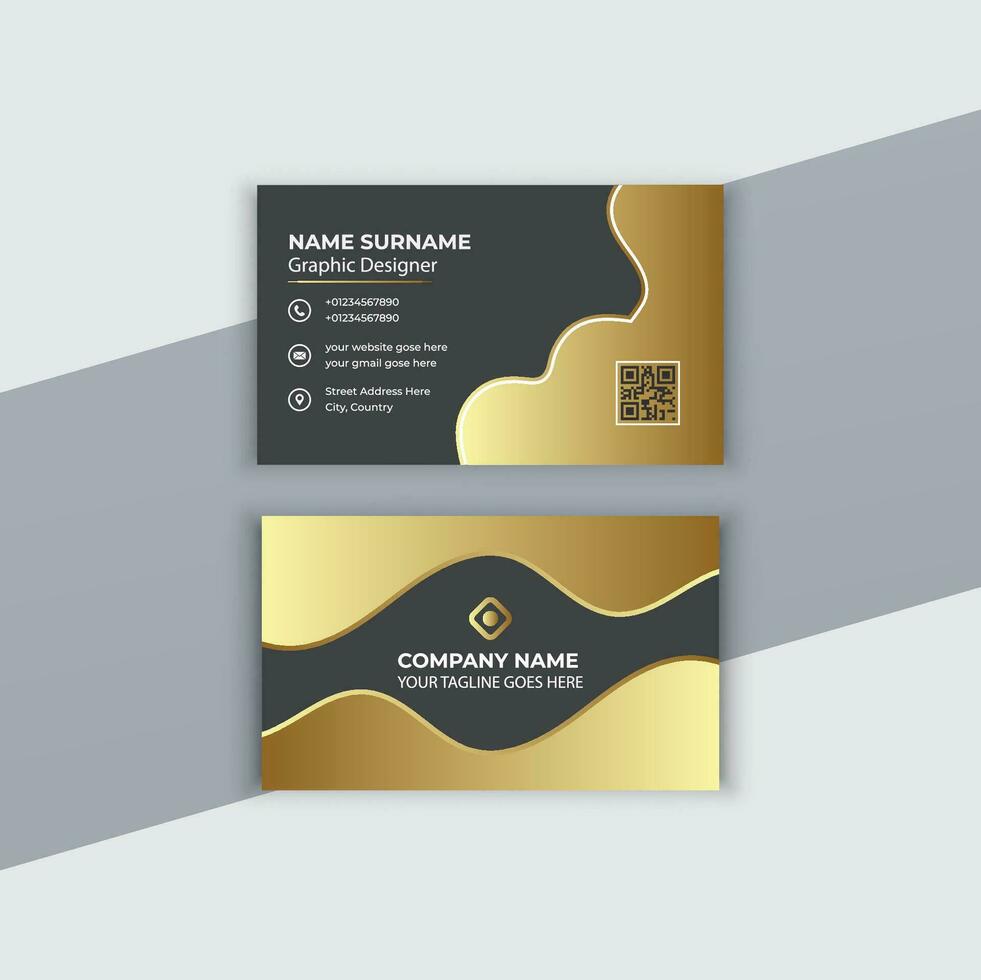 Creative and modern business card template vector