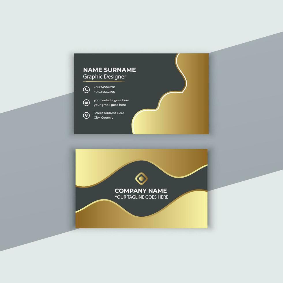 Business card design template, Clean professional business card template, visiting card, business card template vector