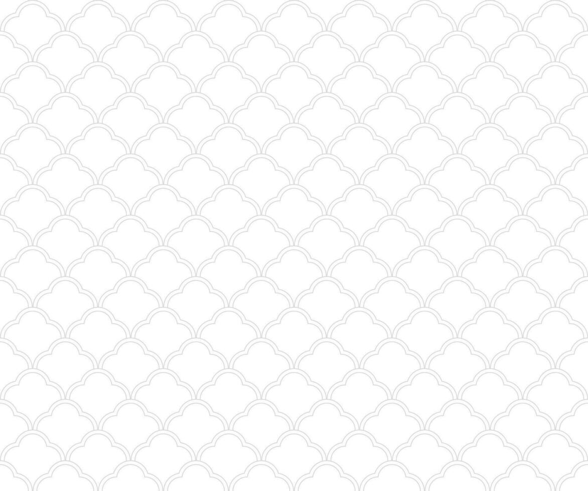 White seamless background. Asian style wallpaper for your design and decoration. vector