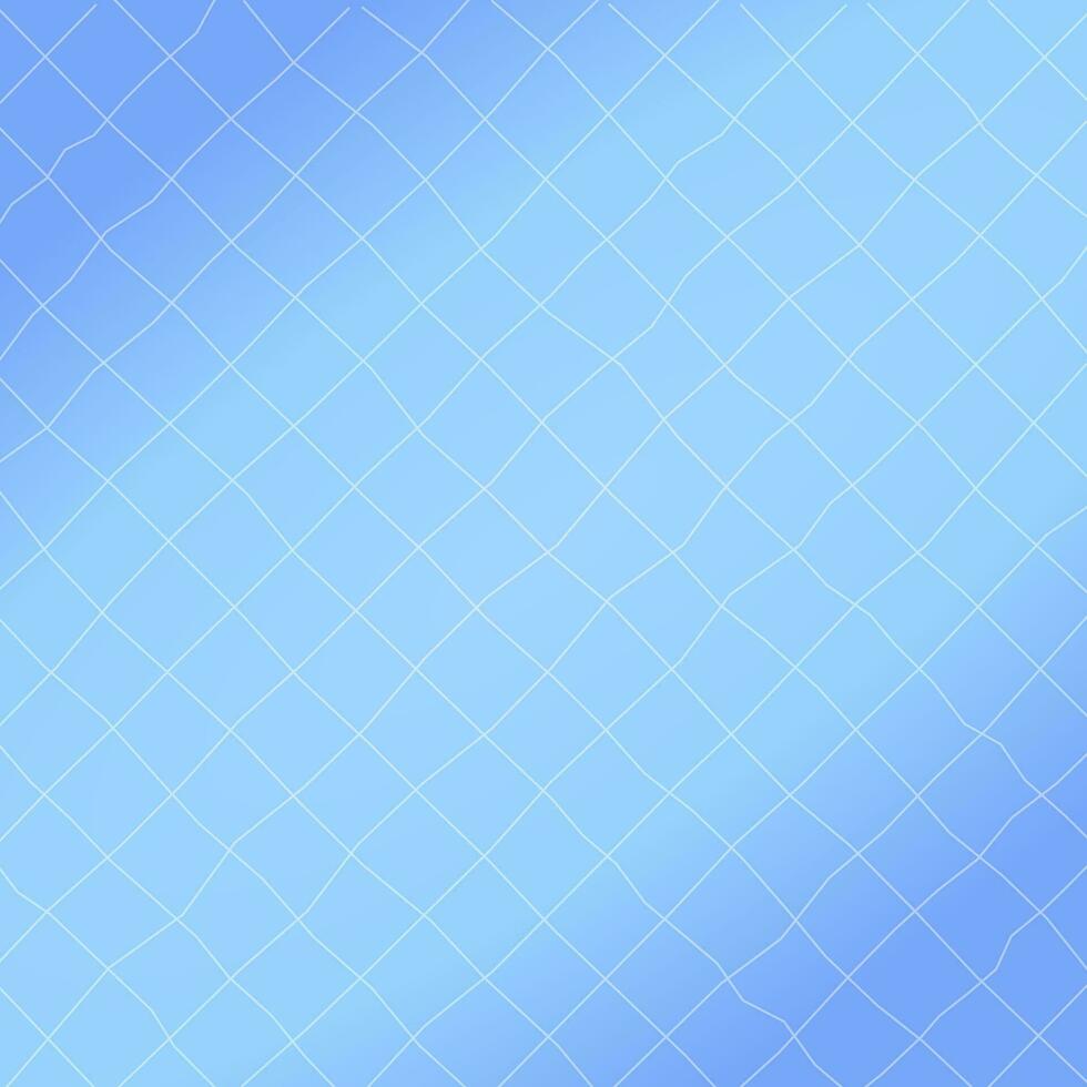 Gradient cover. Cute distorted grid. Blue aesthetic background. vector