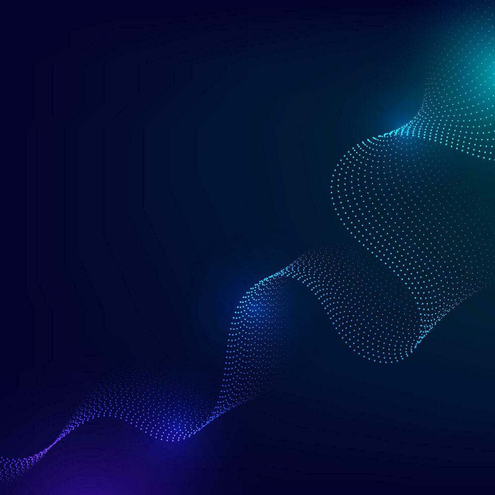 abstract wave lines colorful isolated on dark background concept of technology digital network connection. Digital future technology concept. vector illustration