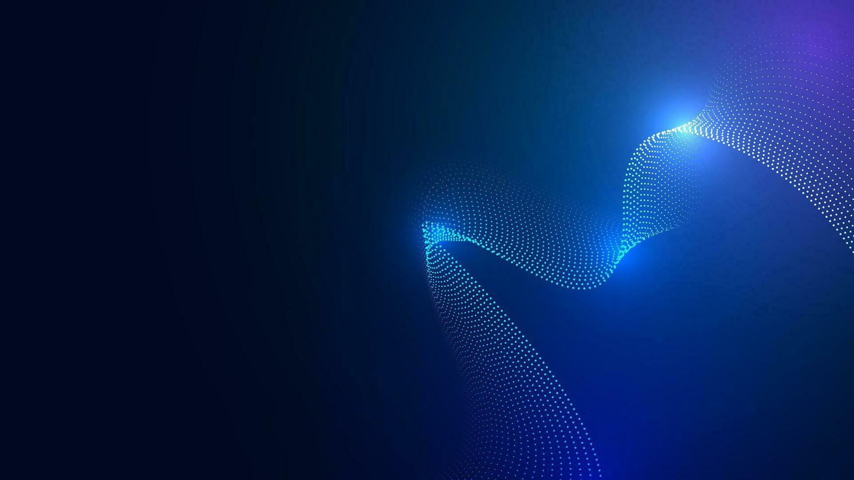 abstract wave lines colorful isolated on dark background concept of technology digital network connection. Digital future technology concept. vector illustration