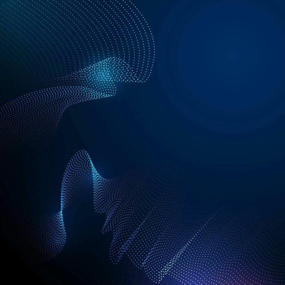 abstract wave lines colorful isolated on dark background concept of technology digital network connection. Digital future technology concept. vector illustration