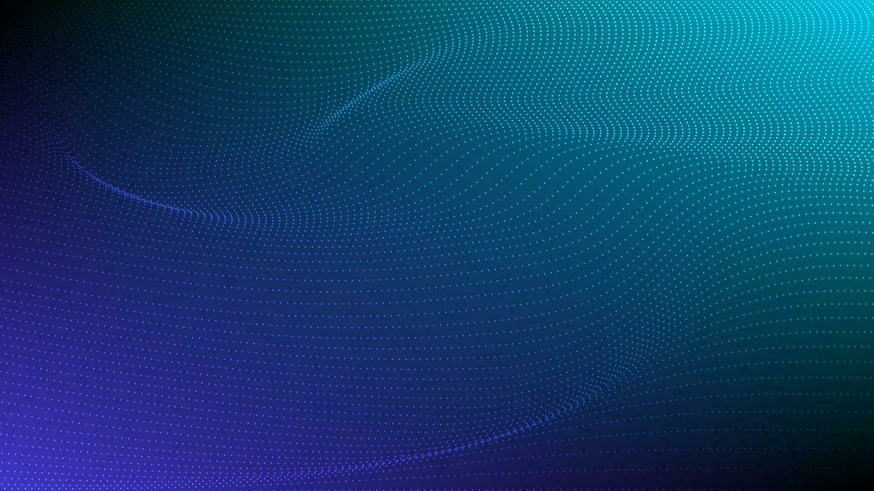 Dynamic wave of glowing points. abstract wave colorful isolated on dark background concept of technology digital network connection. Digital future technology concept. vector illustration.