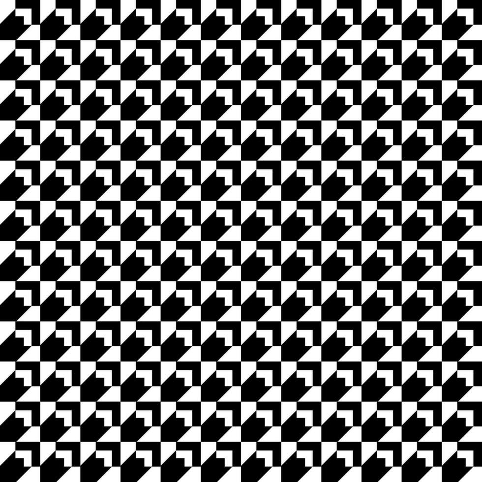 patrón sin costuras fondo blanco y negro abstracto. textura regular vectorial. vector