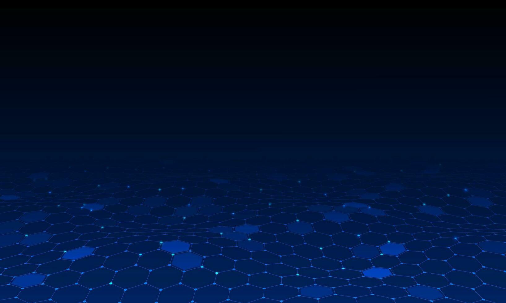 Abstract background consisting of set of hexagonal cells. Modern innovation communication technology business background. Background illustration vector. vector