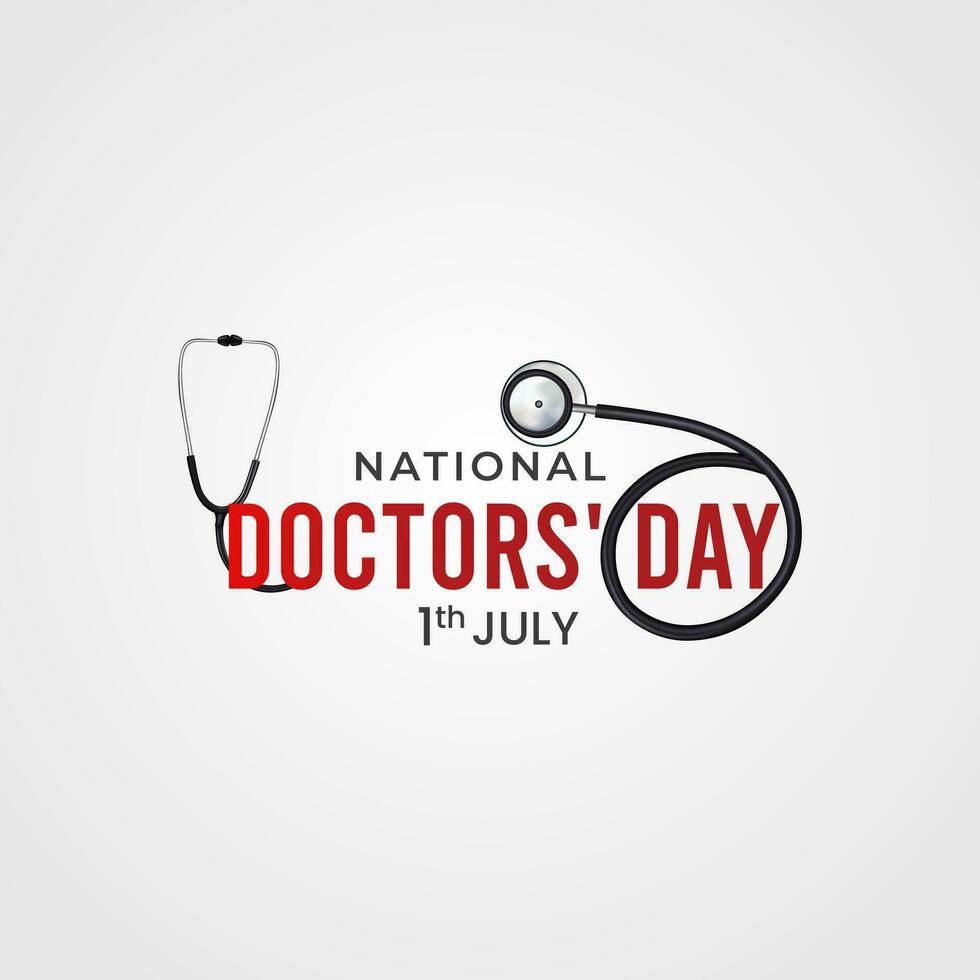 National Doctors Day vector