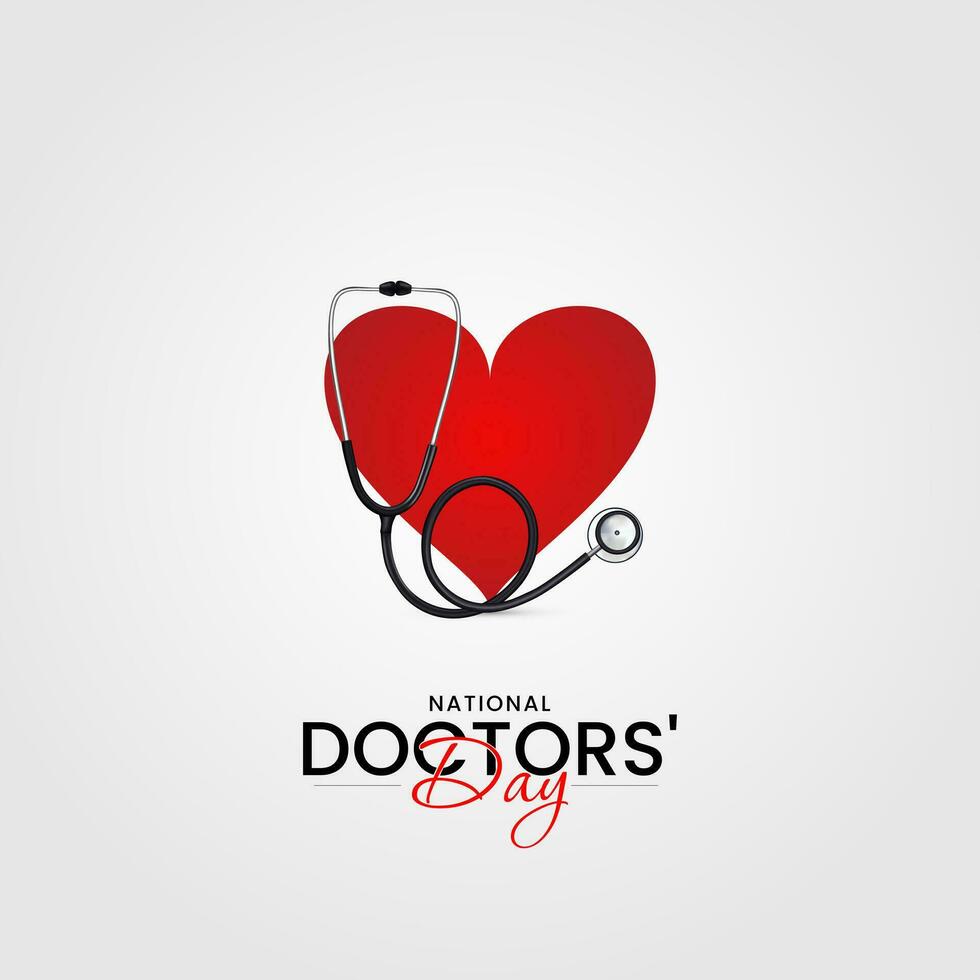 National Doctors Day vector