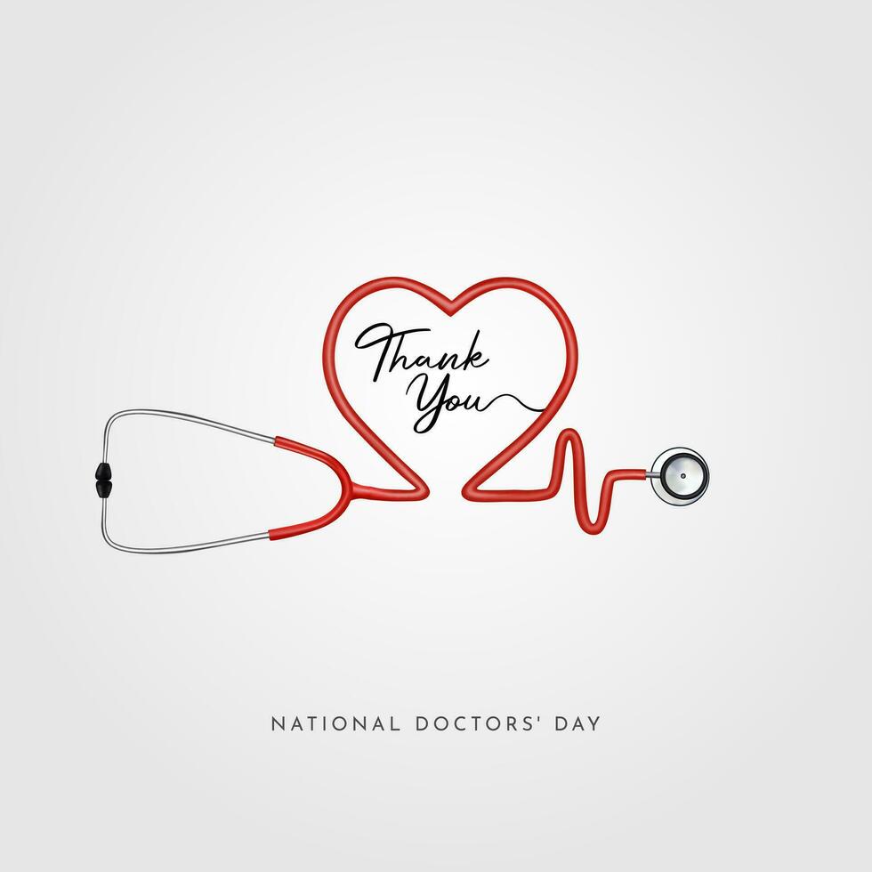 National Doctors Day vector