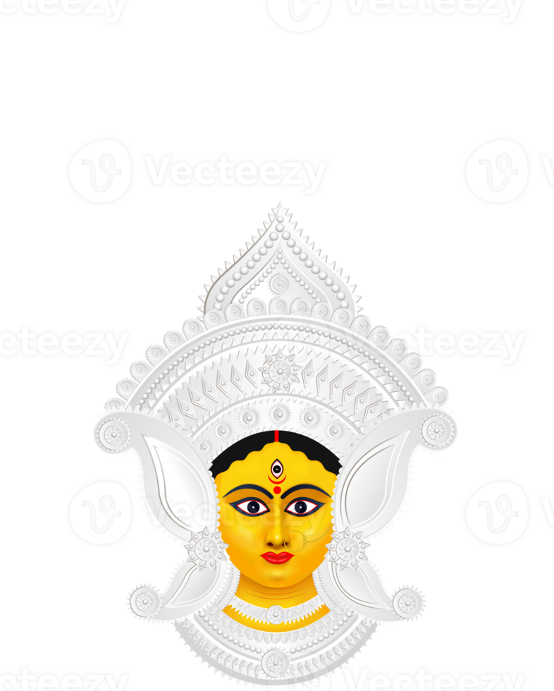 durga puja decorativo elemento png