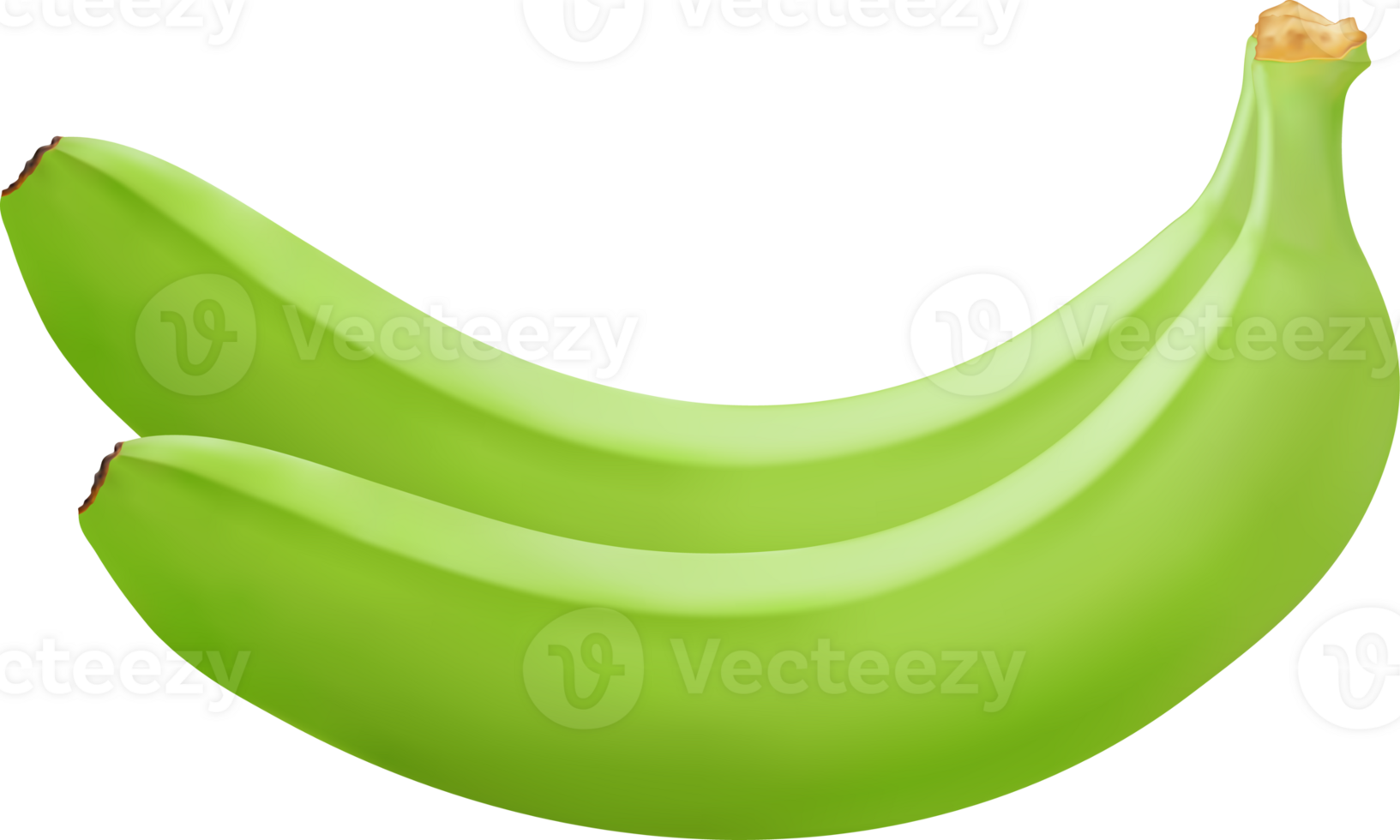 Fresh Green Banana Bundle png