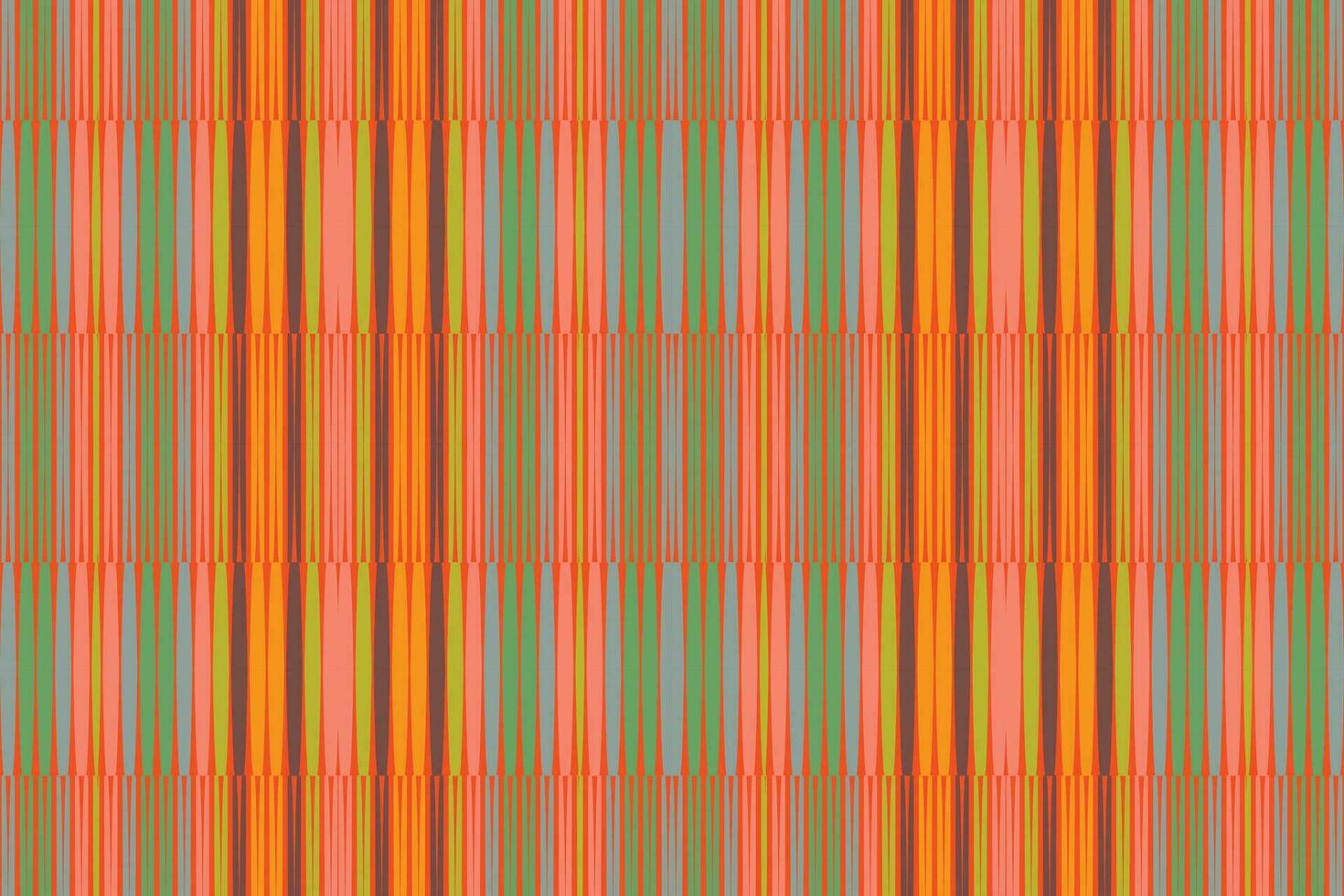 Ethnic zigzag pattern in retro colors, Aztec style seamless vector background