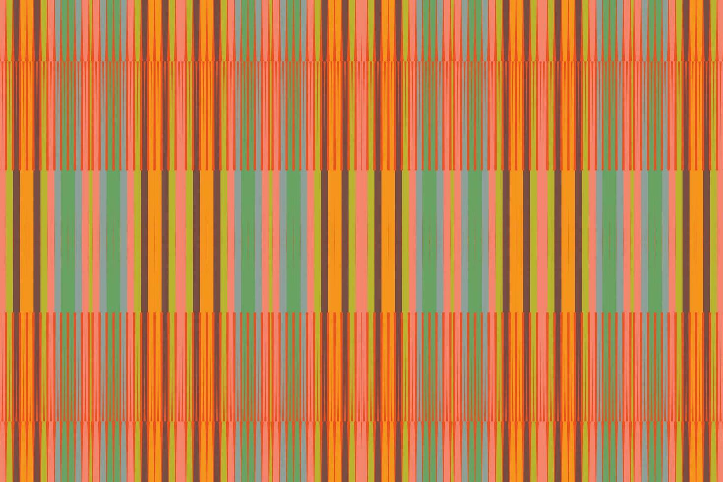 Ethnic zigzag pattern in retro colors, Aztec style seamless vector background