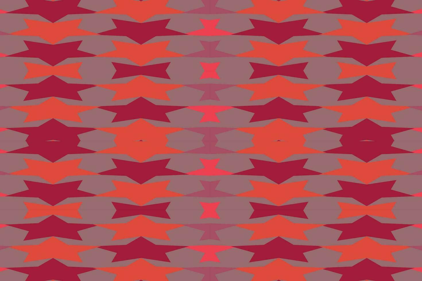 Ethnic zigzag pattern in retro colors, Aztec style seamless vector background