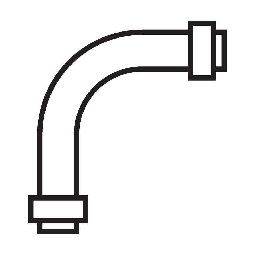 pipe icon vector