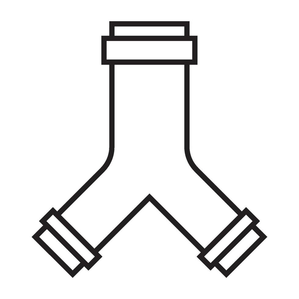pipe icon vector