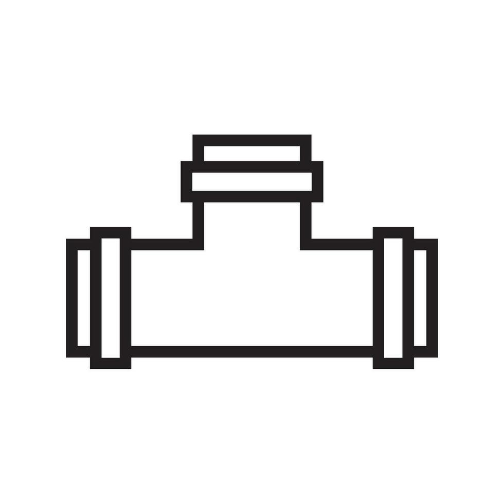 pipe icon vector