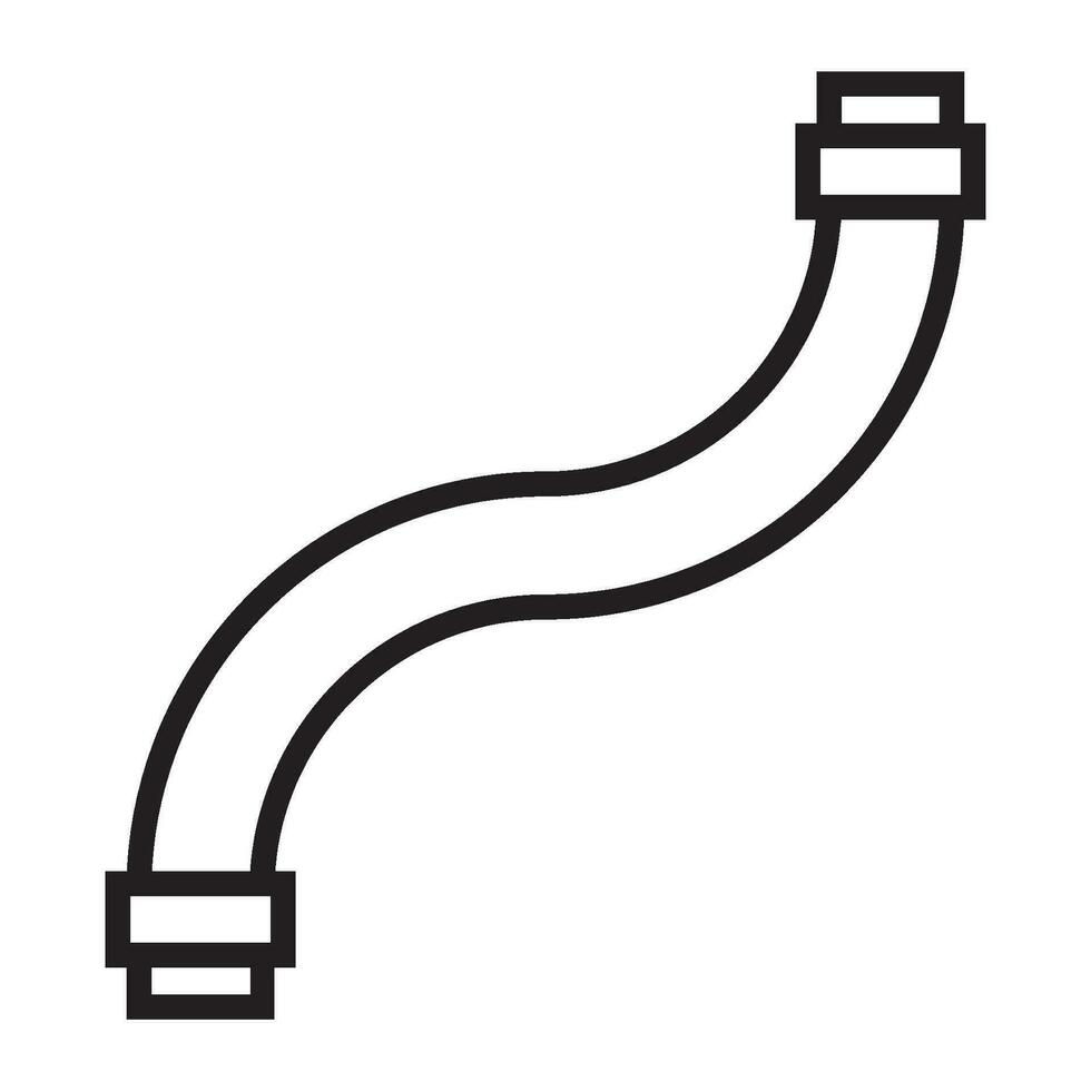 pipe icon vector