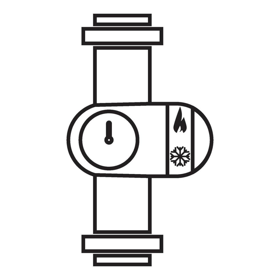 pipe icon vector
