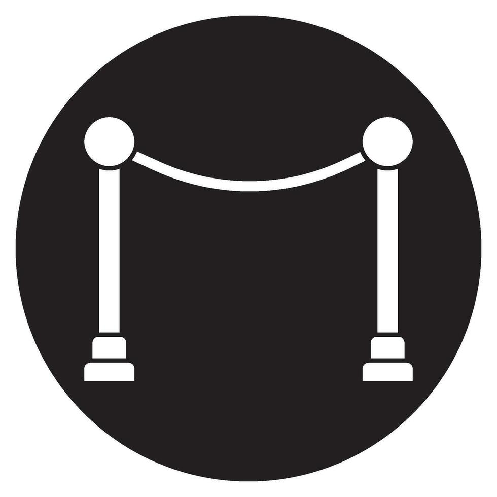 road barrier icon vector
