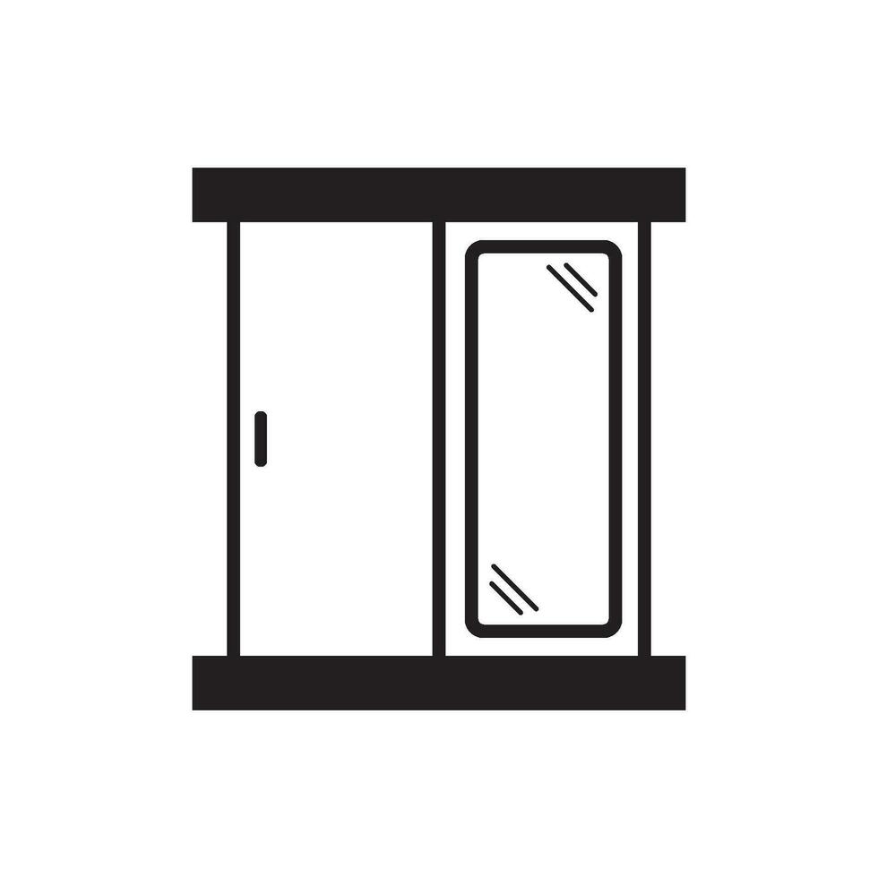 cupboard icon vector