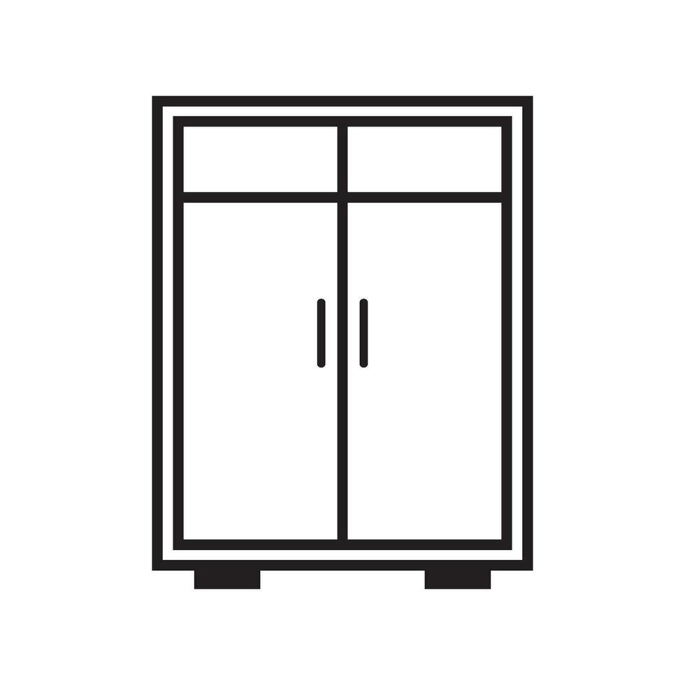 cupboard icon vector