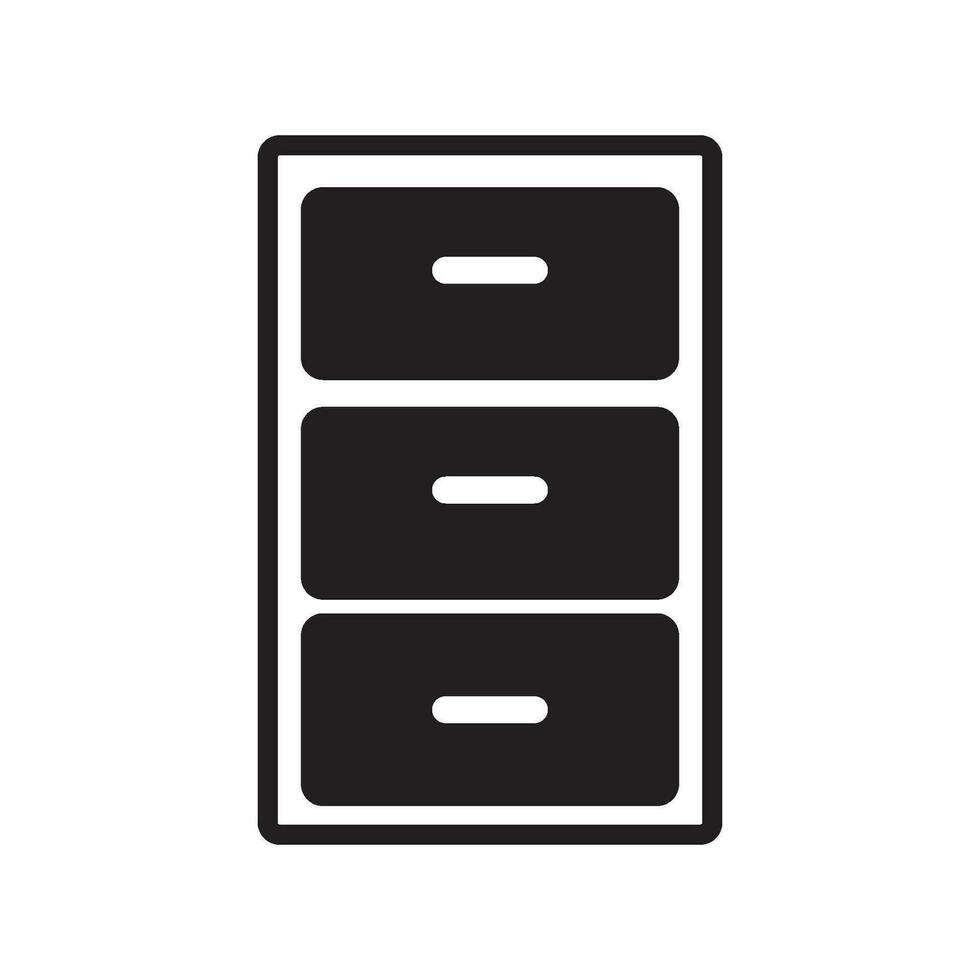 drawer icon vector 25734420 Vector Art at Vecteezy