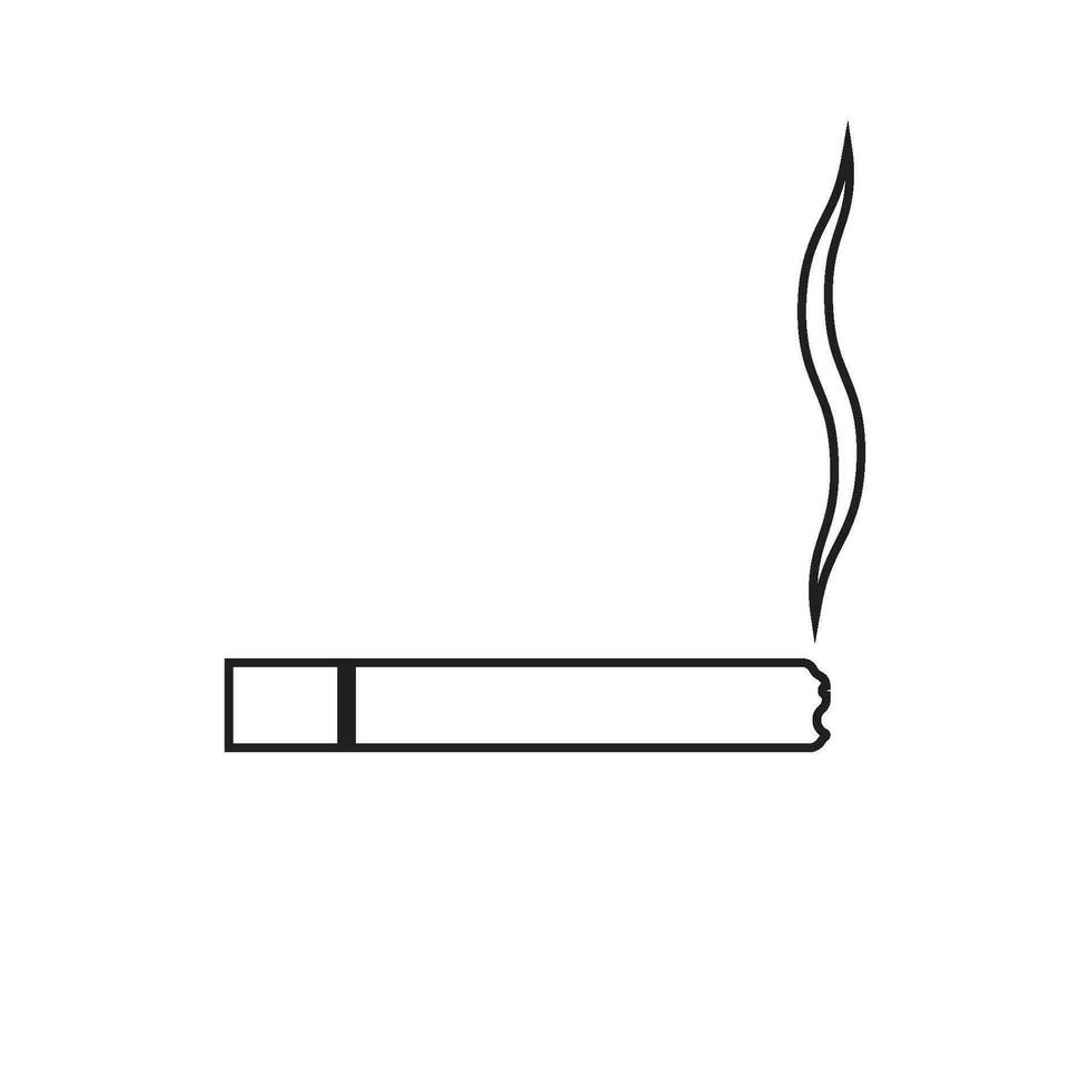 cigarette icon vector