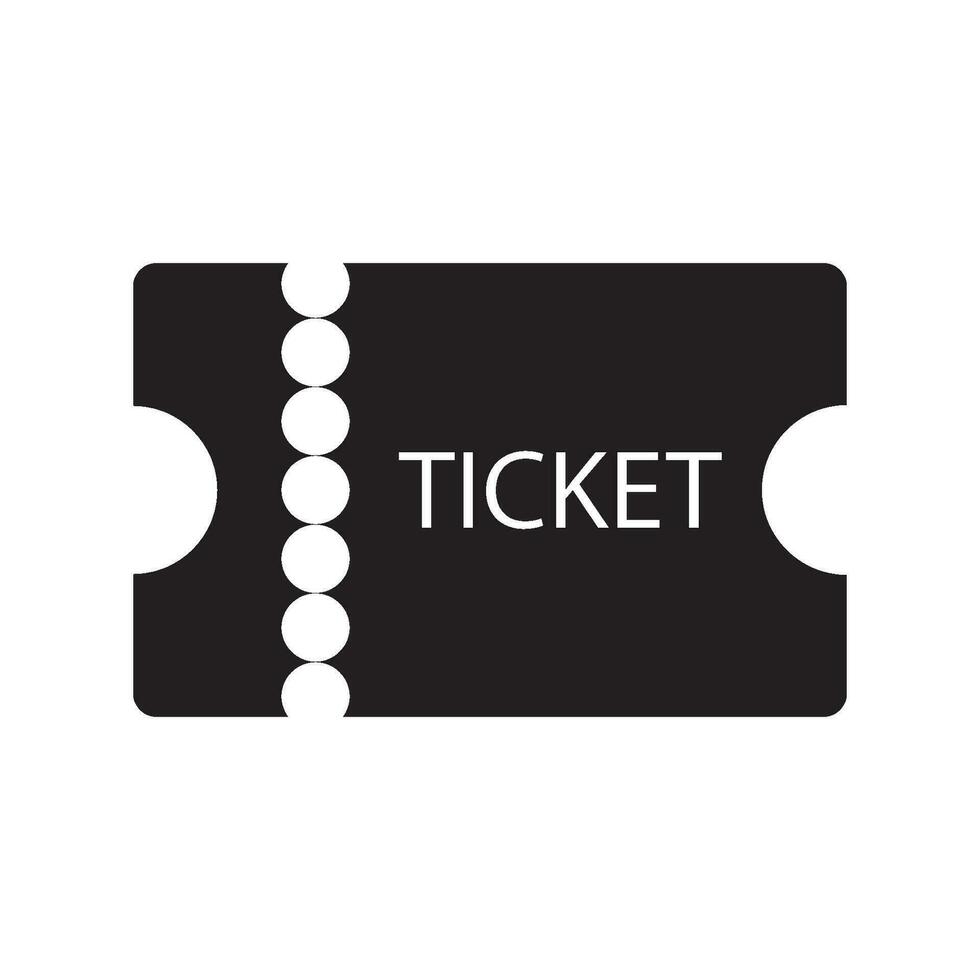 ticket icon vector