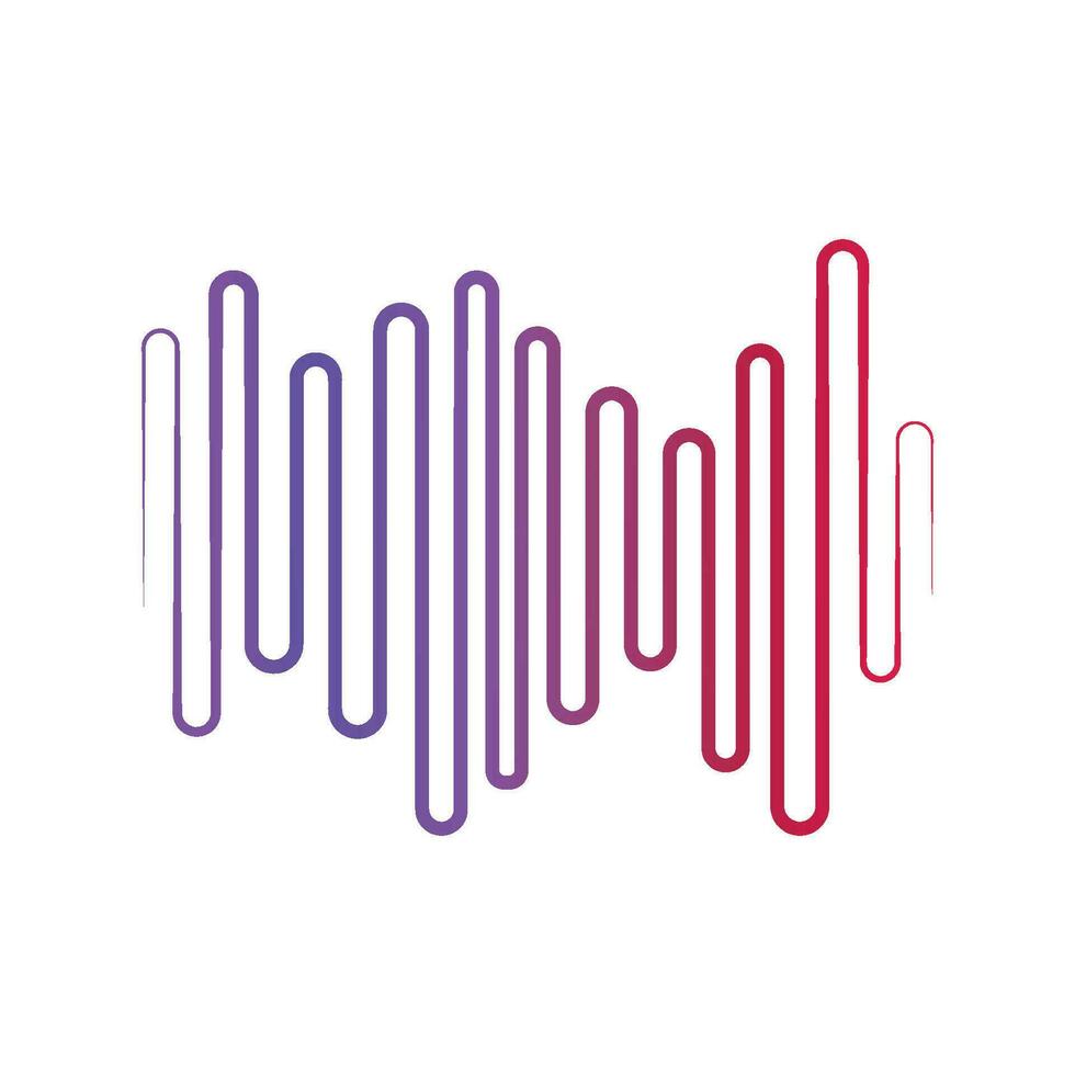 sound wave icon vector