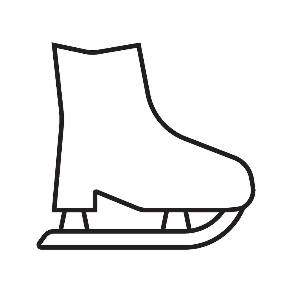 patines icono vector