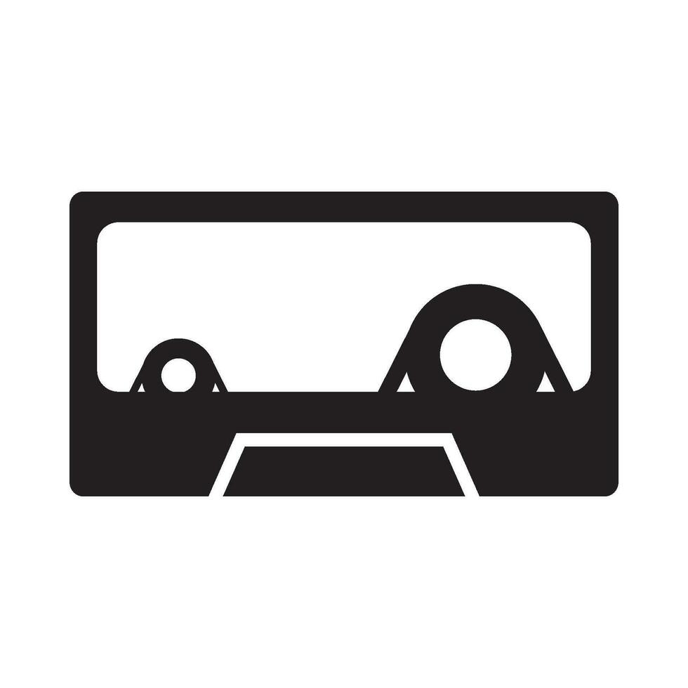 cassette icon vector