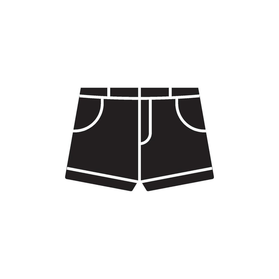 shorts icon vector